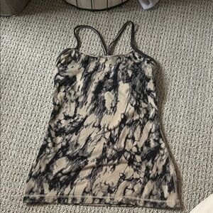 lululemon athletica Black and Tan Camisole